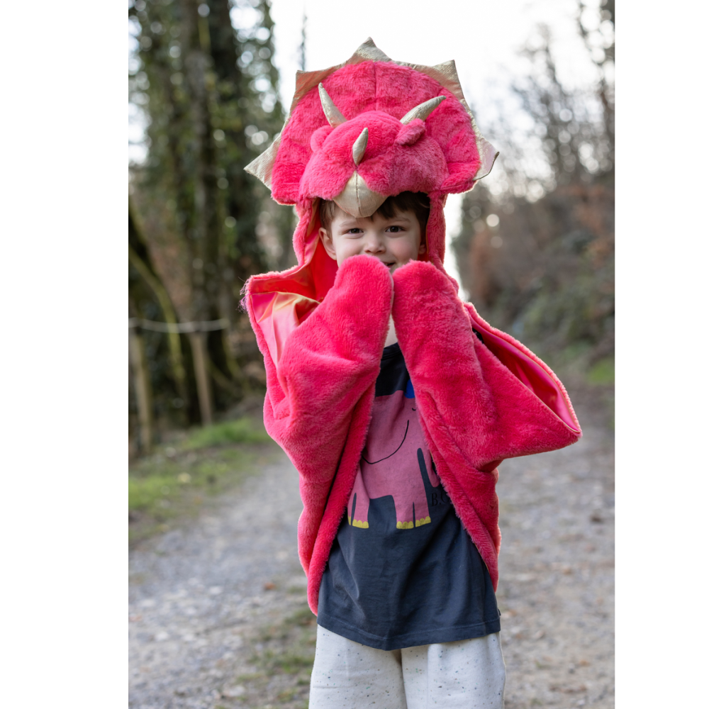 GP - Red Triceratops Cuddle Cape