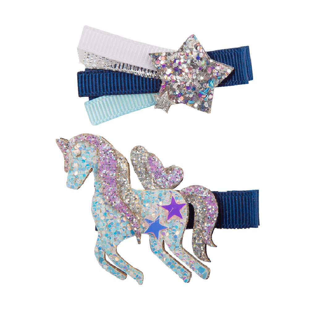 GP -  Boutique Hair Clip in Navy