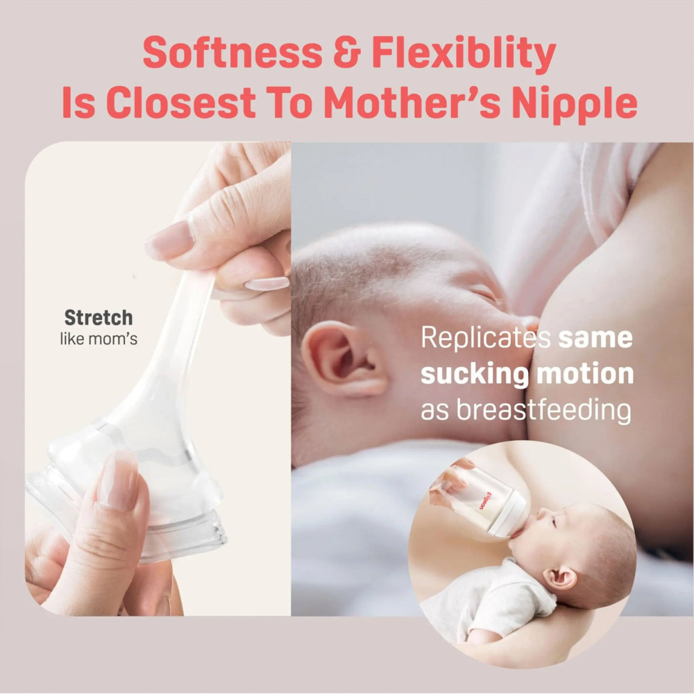 Pigeon Glass Baby Bottle 8oz