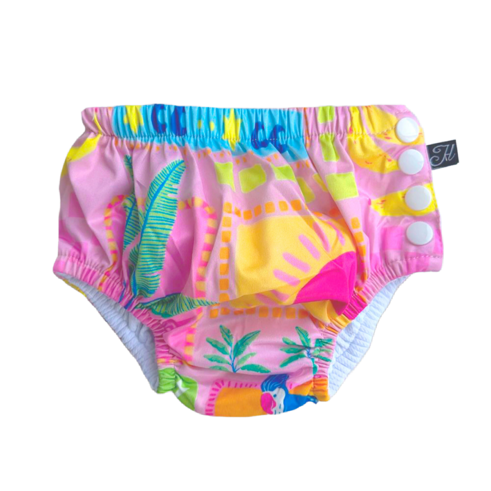 Honeysuckle Swim Diaper - Patch Of Paradise