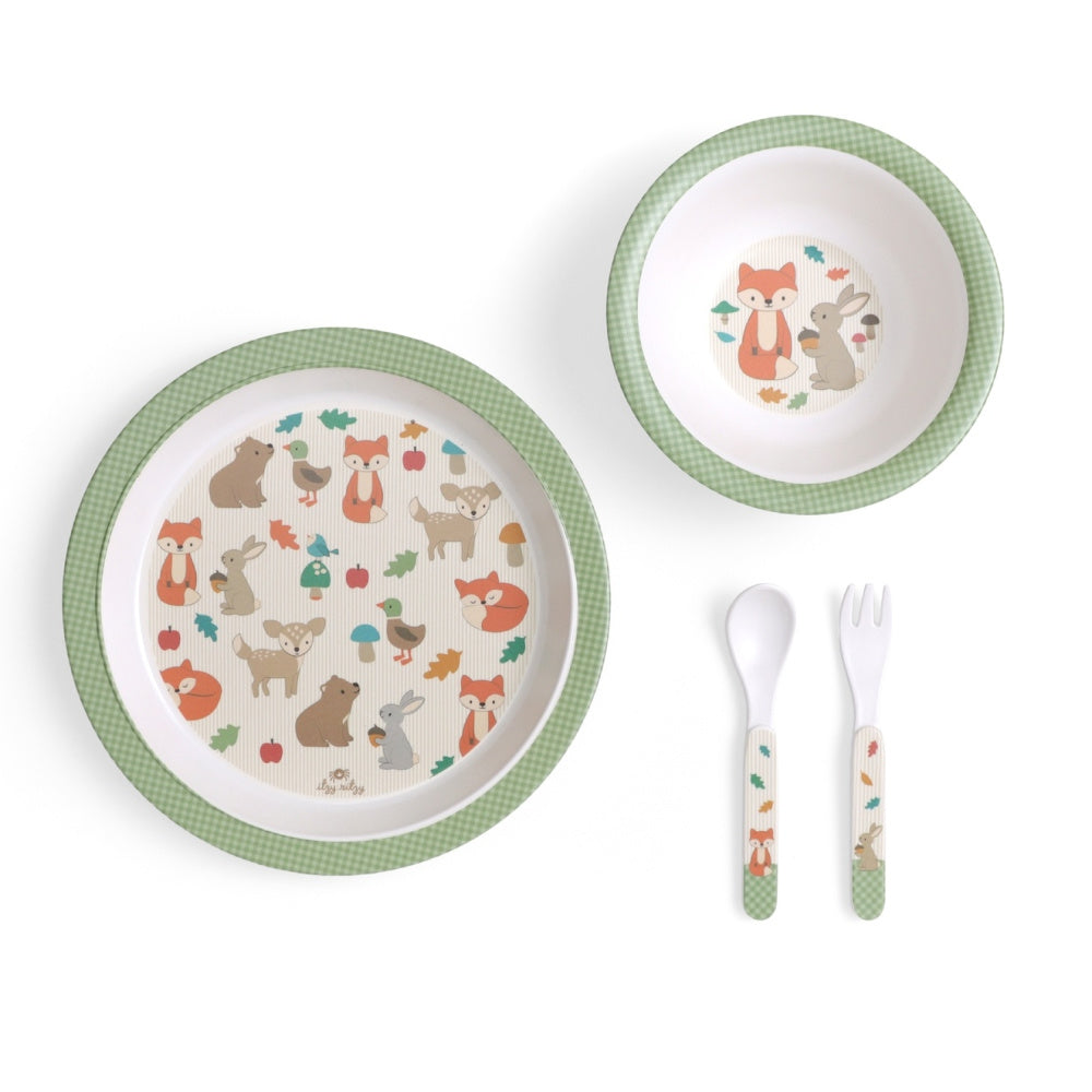 Itzy Bistro™ Melamine Dining Set - Woodland
