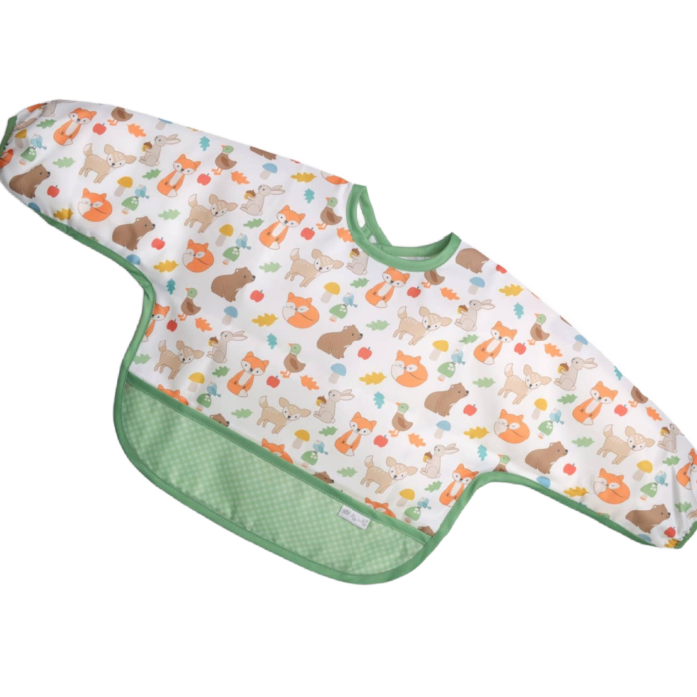 Itzy Ritzy Everywhere Bib- Woodland