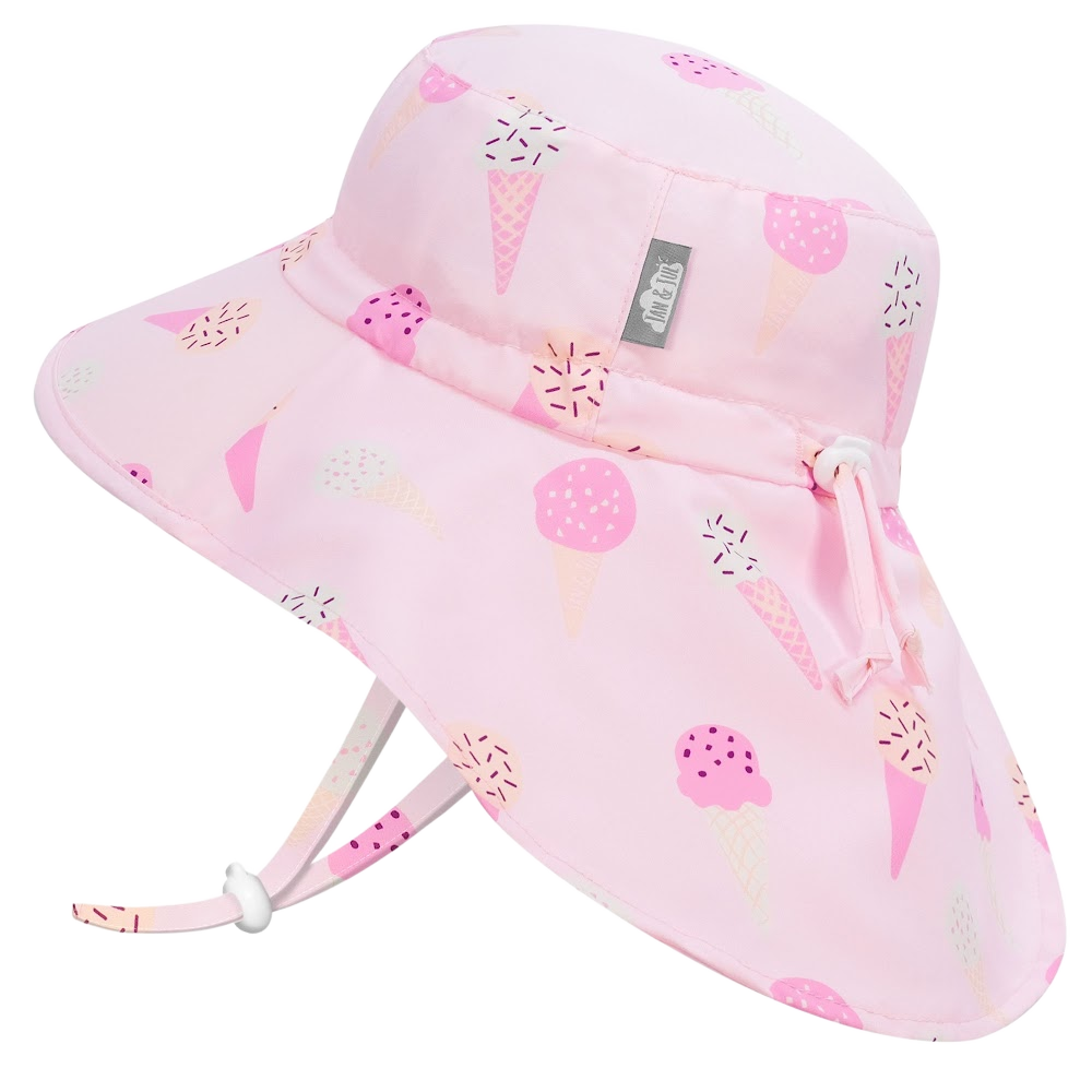 Jan & Jul Aqua Dry Adventure Hat- Pink Ice Cream