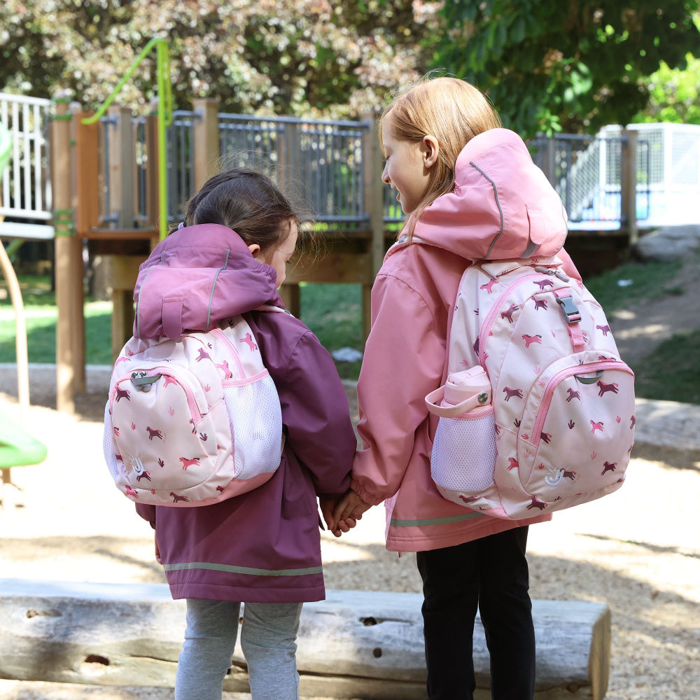 Jan & Jul Backpack – Pink Ponies