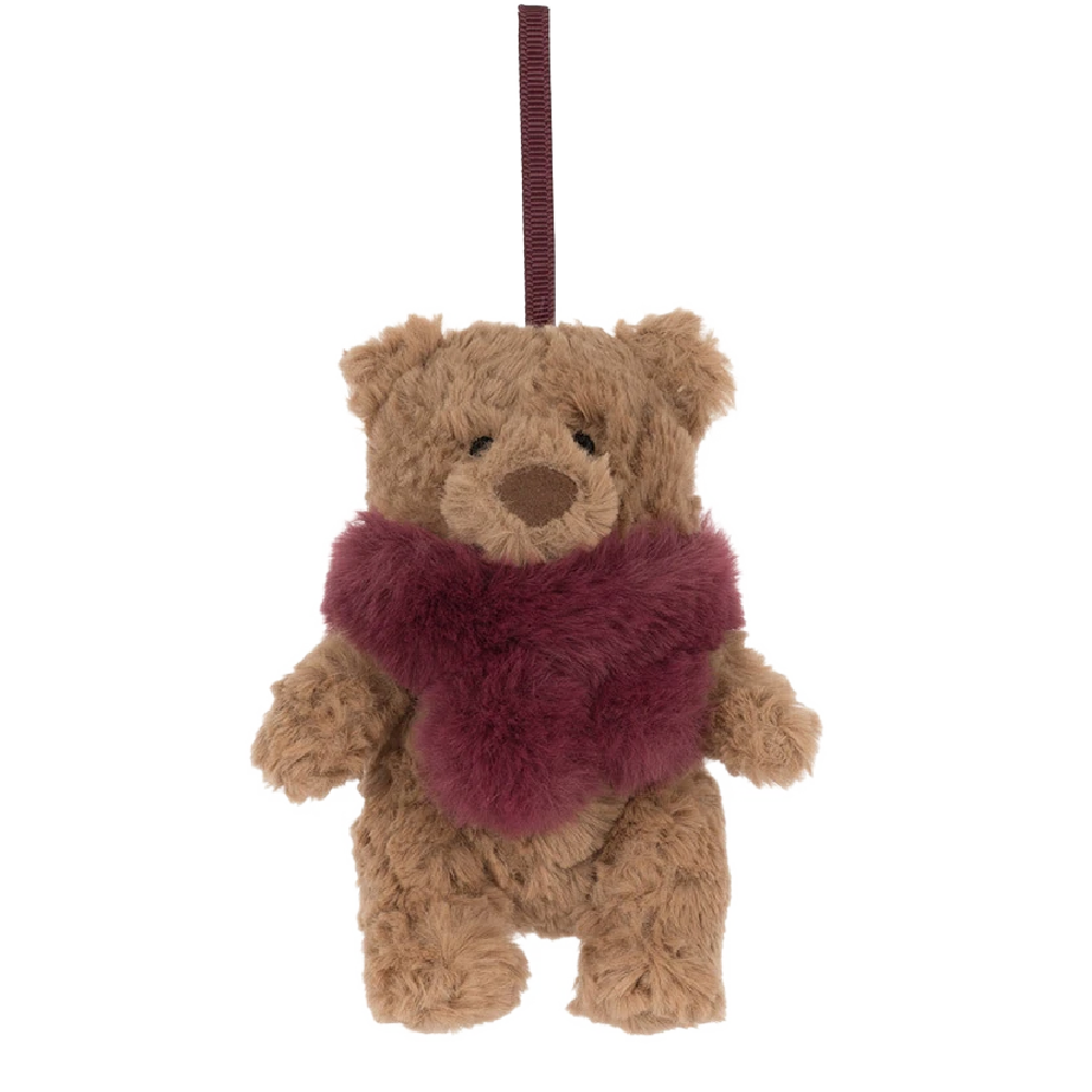Jellycat Bartholomew Bear Winter Warmer Decoration