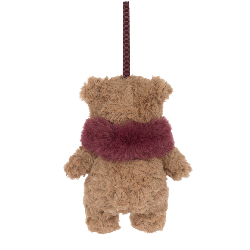 Jellycat Bartholomew Bear Winter Warmer Decoration