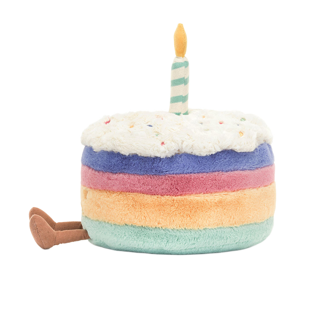 Jellycat Amuseables Rainbow Birthday Cake