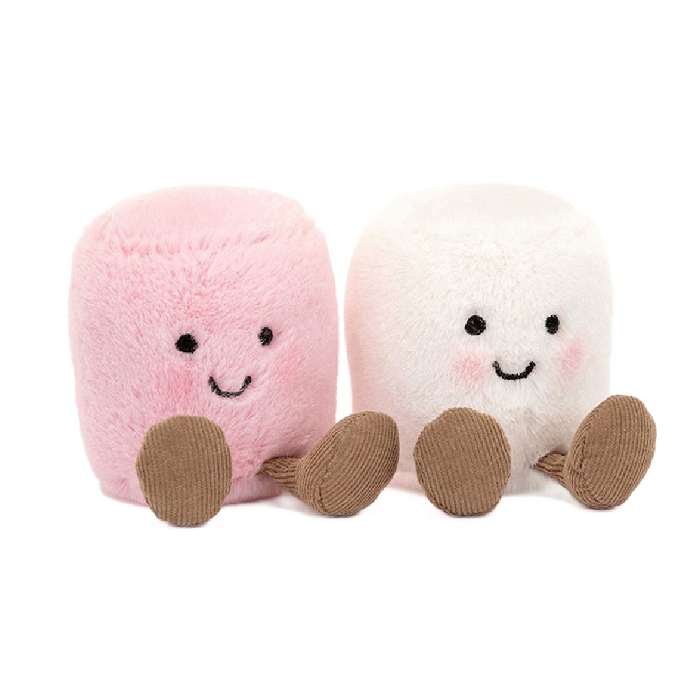 Jellycat Amuseables Pink & White Marshmallows