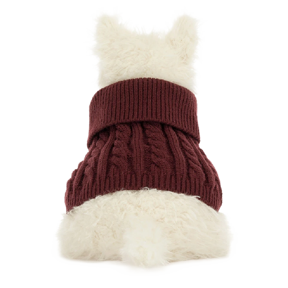 Jellycat Munro Scottie Dog 'Winter Jumper'