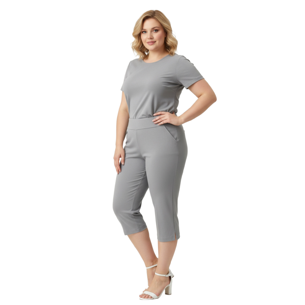 Lasania Capri Dress Pant - Stone