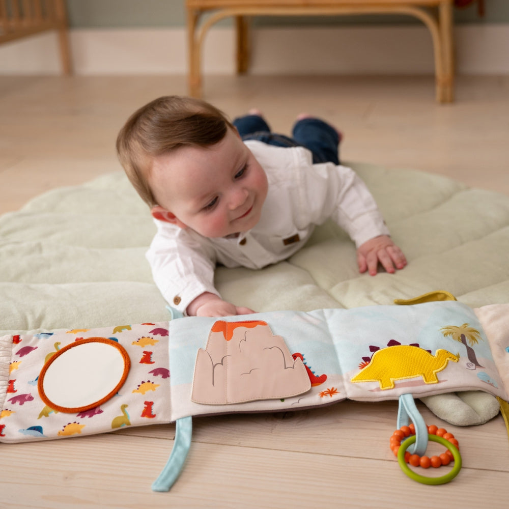 Little Big Friends | Soft Activity Book 2 in 1 - Dino