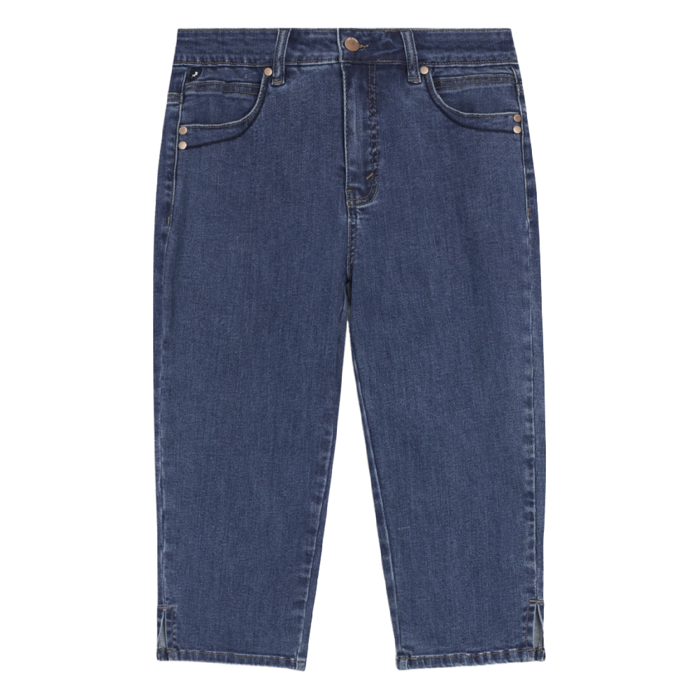 Lois Denim Capris - Medium Blue