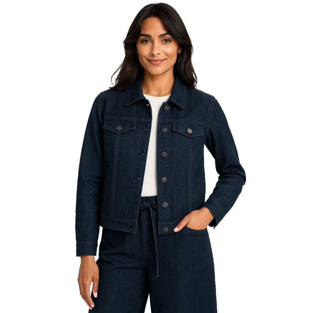 Lois Jean Jacket - Dark Wash