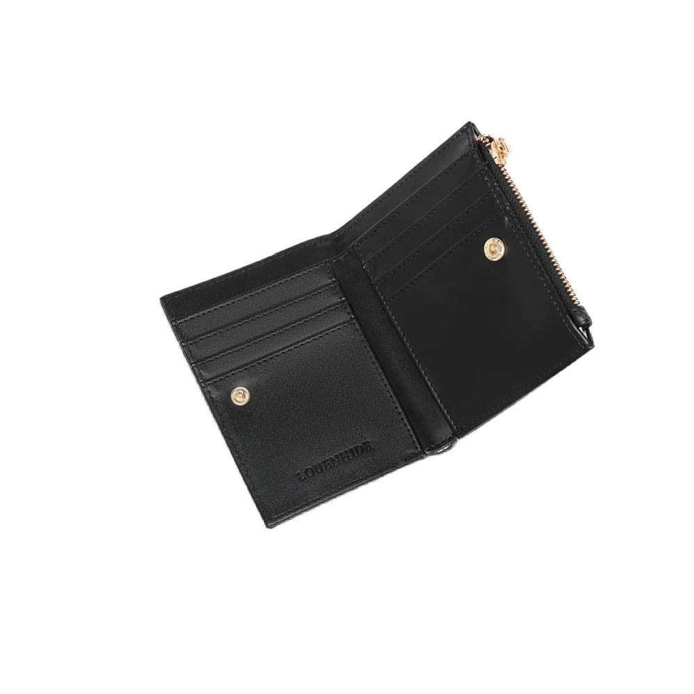 Louenhide Lily Woven Wallet - Black