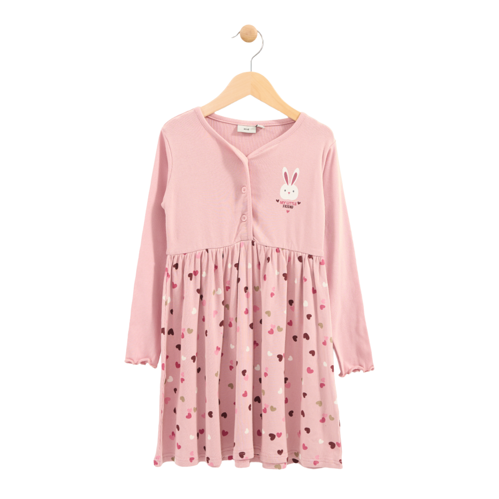 MID Pink Hearts Dress