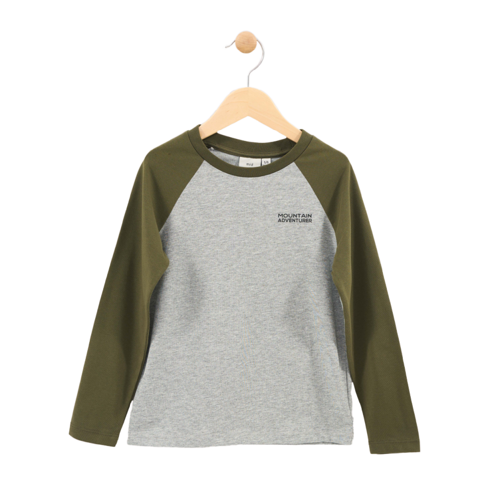 MID LS Top - Khaki Adventure