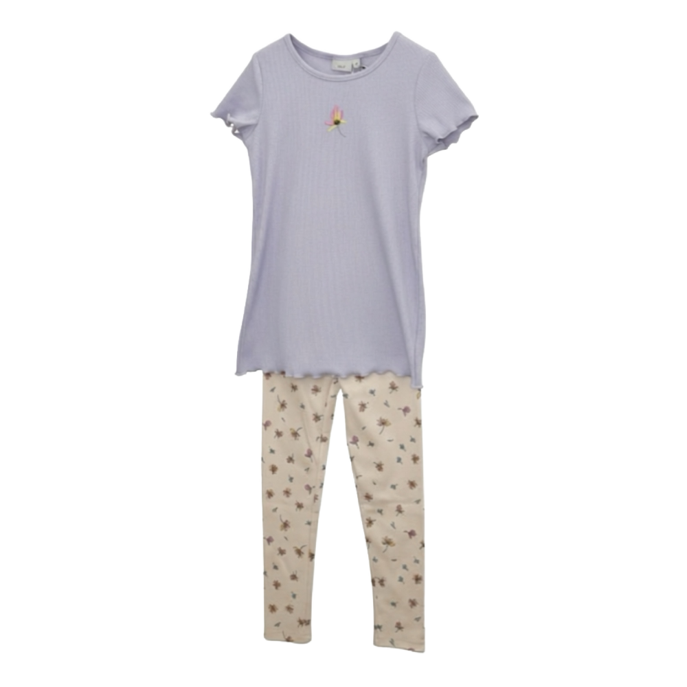 MID Ribbed Tee & Legging Set