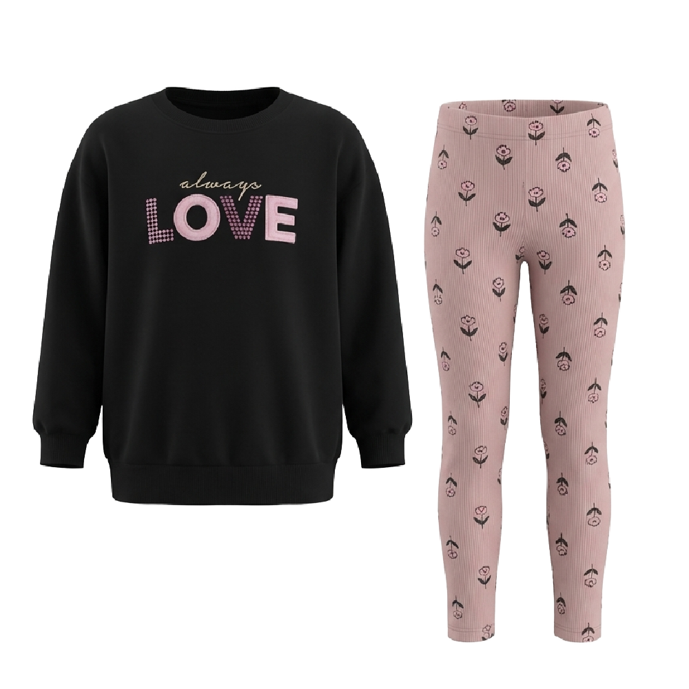 MID Sweatshirt & Legging Set  - Love