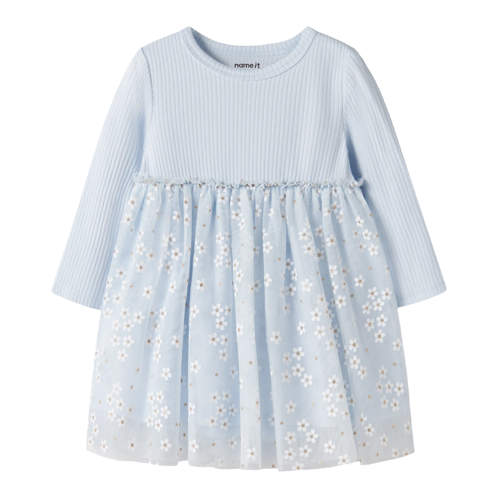NI - Blue Tulle Daisy Dress