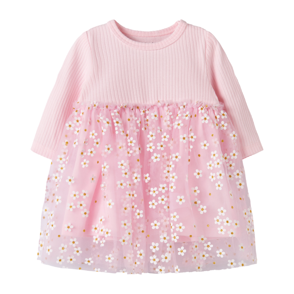 NI - Pink Tulle Daisy Dress