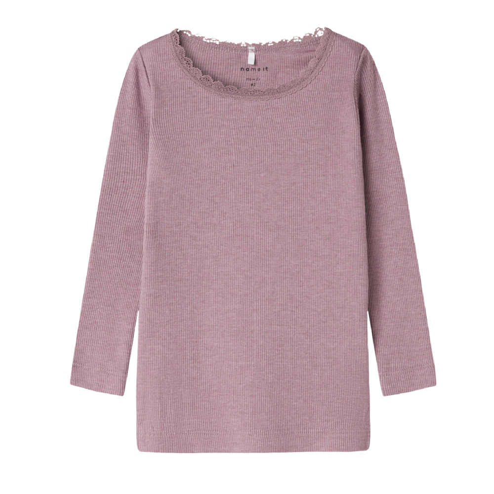 NI - Ribbed Shirt Elderberry