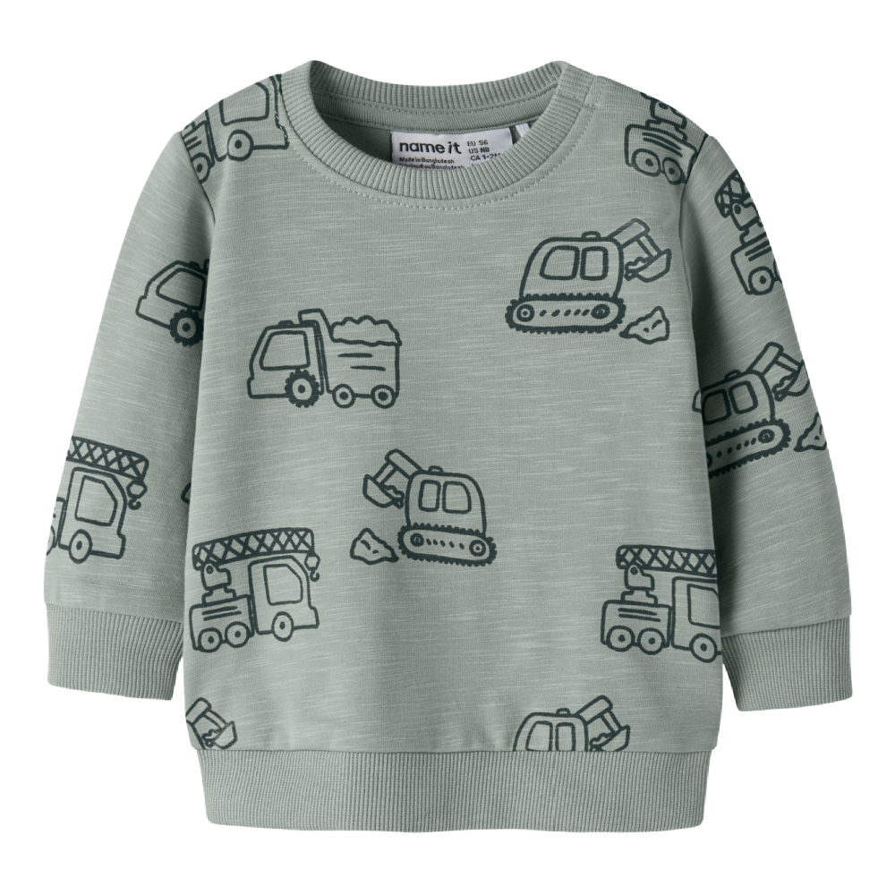 Name It Construction Sweatshirt - Green