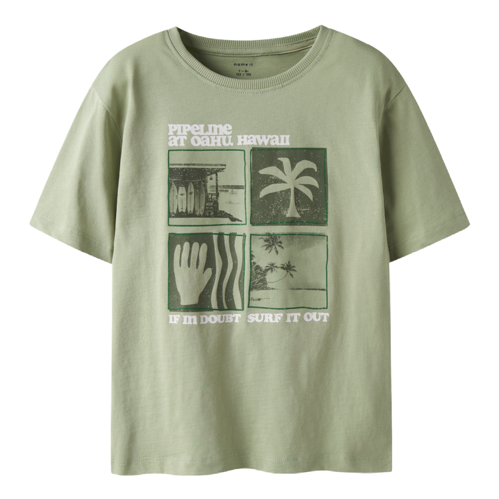 Name It Graphic Tee - Sage