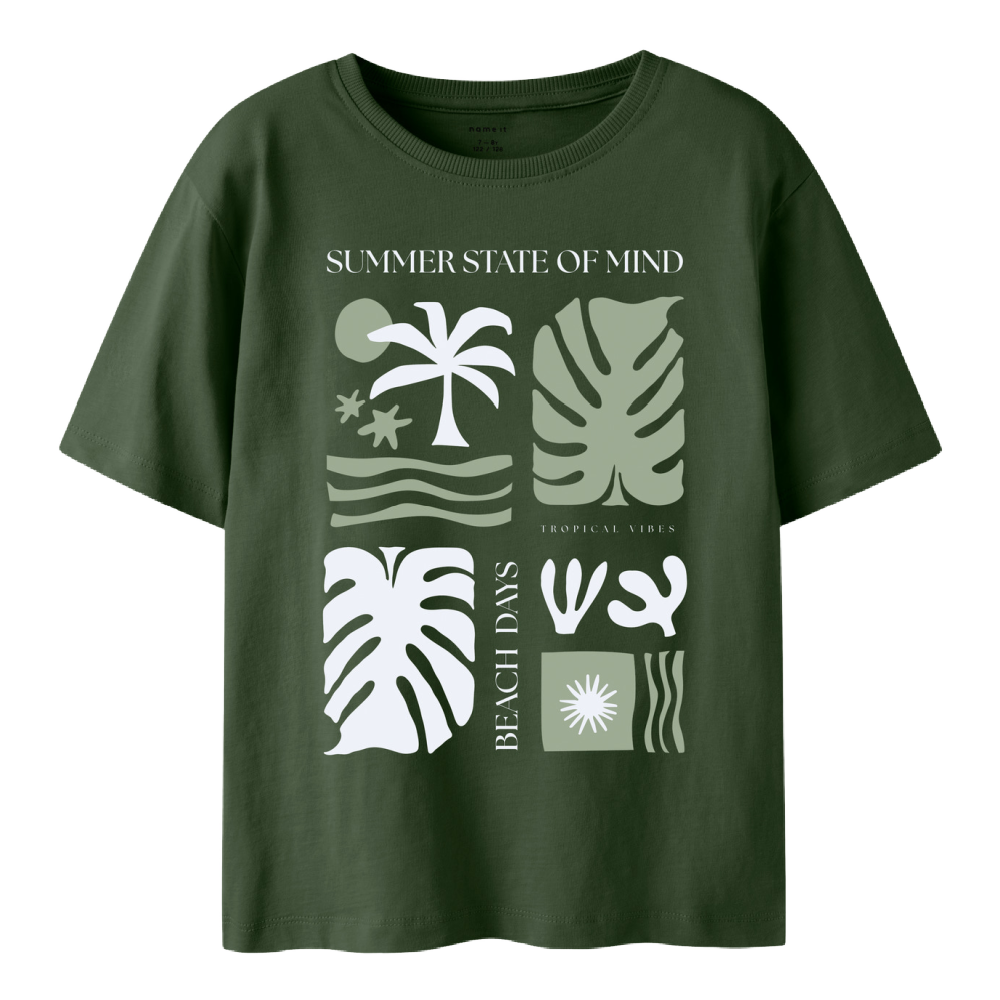 Name It Graphic Tee - Khaki