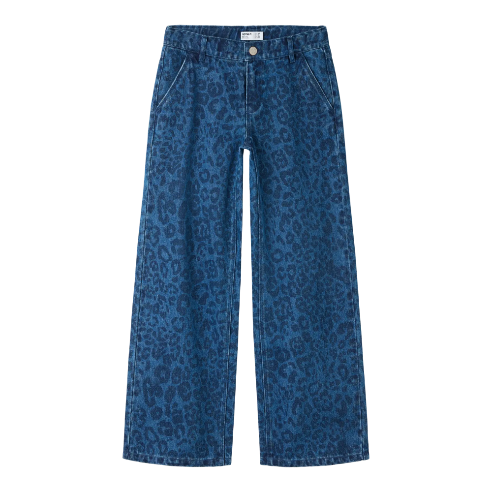 Name It Leo Wide Leg Jeans - Leopard