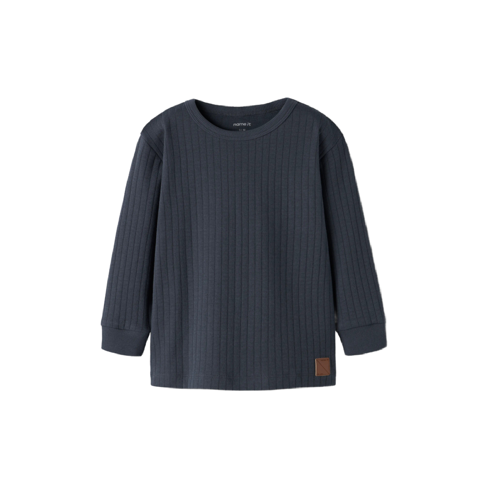 Name It Sweatshirt- Navy Ribbed