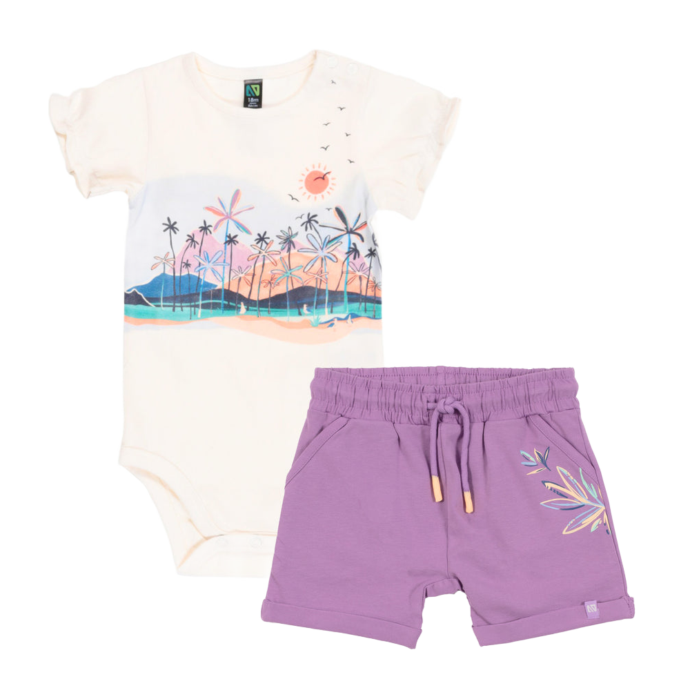 Nano Set Sunny Moments - Onsie & Shorts