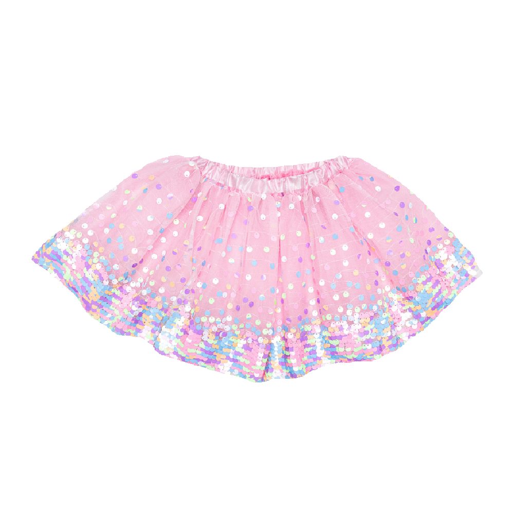 GP - Neon Pink Party Fun Sequins Skirt