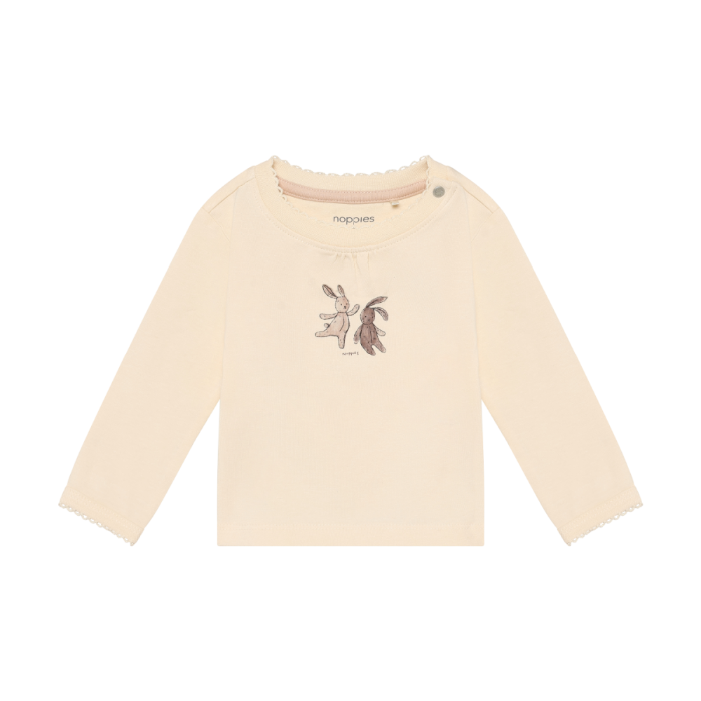 Noppies Bunnies Top - Ivory