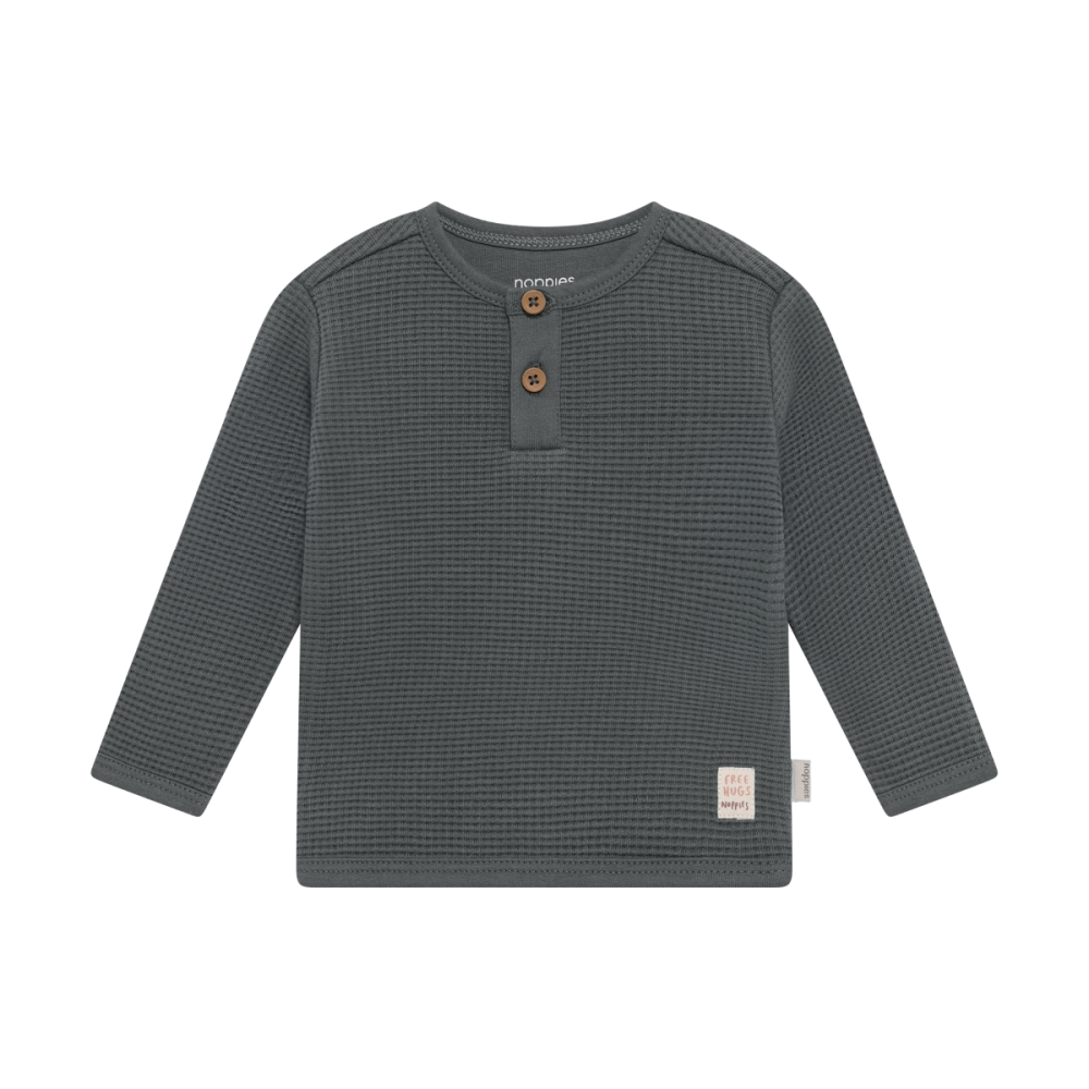 Noppies Waffle Top - Teal