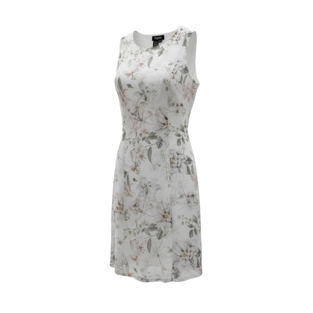 Papillon White Floral Dress