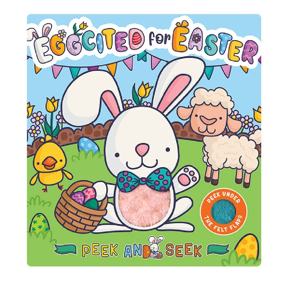 Peek and Seek Eggcited For Easter Sensory Touch and Feel Book - Battleford Boutique