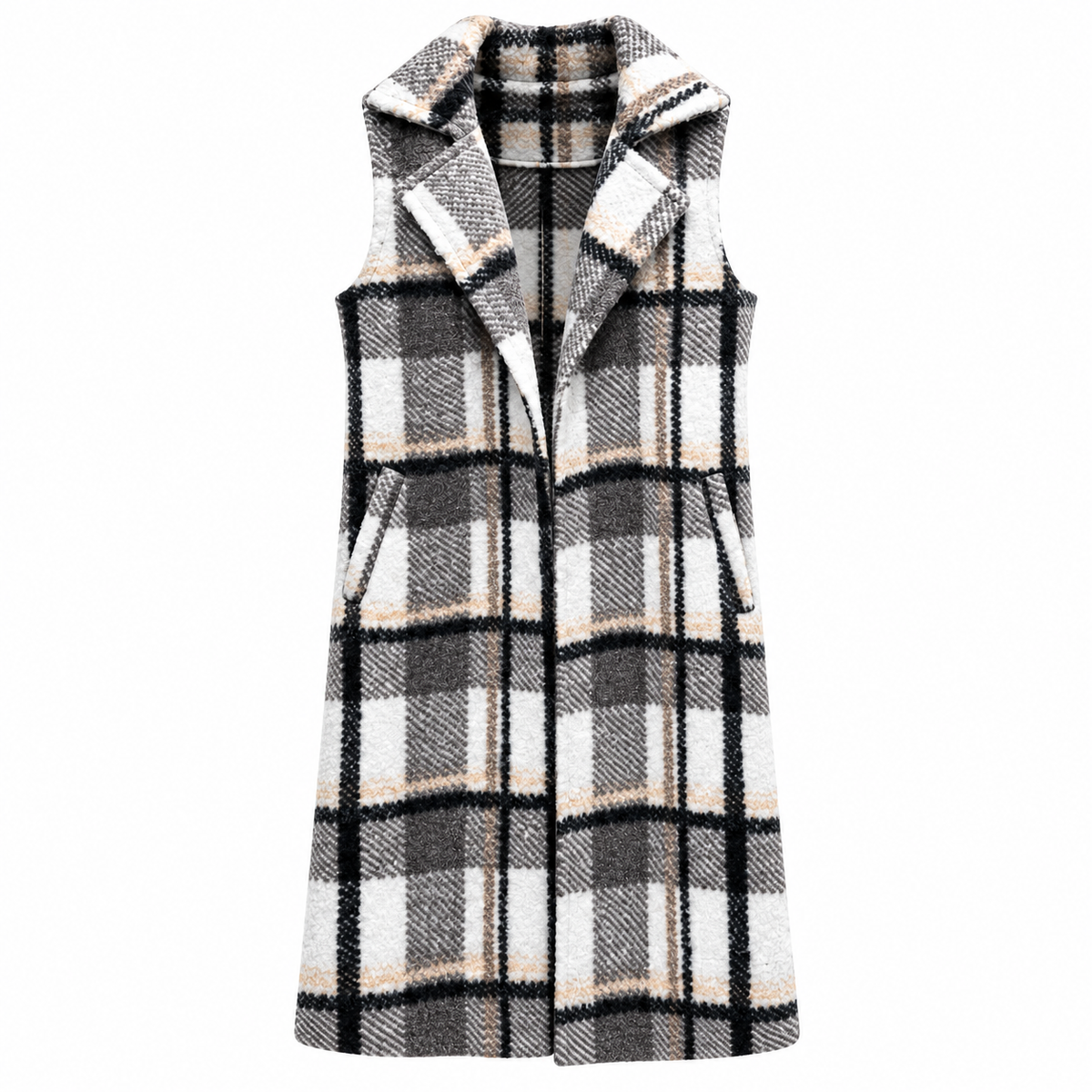 Variations Vest- Grey Multi