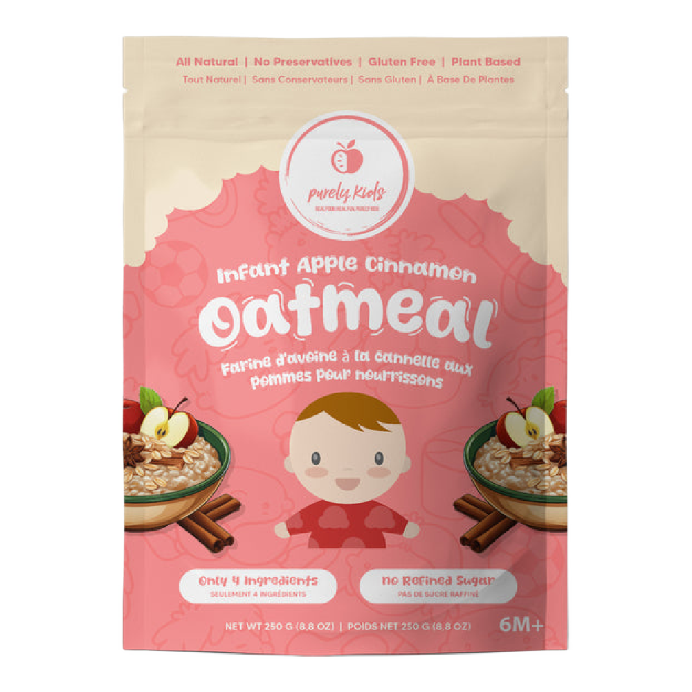 Purely Kids Apple Cinnamon Infant Oatmeal