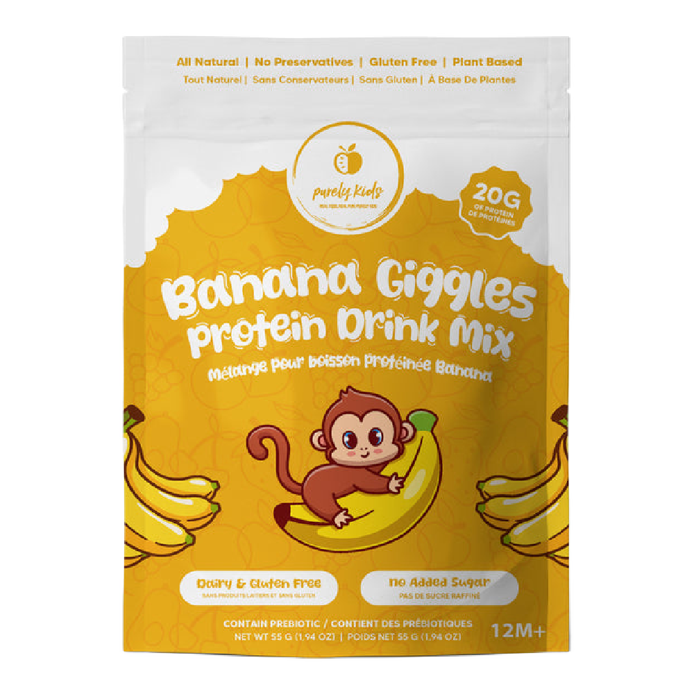 Purely Kids Banana Giggles Protein Drink Mix