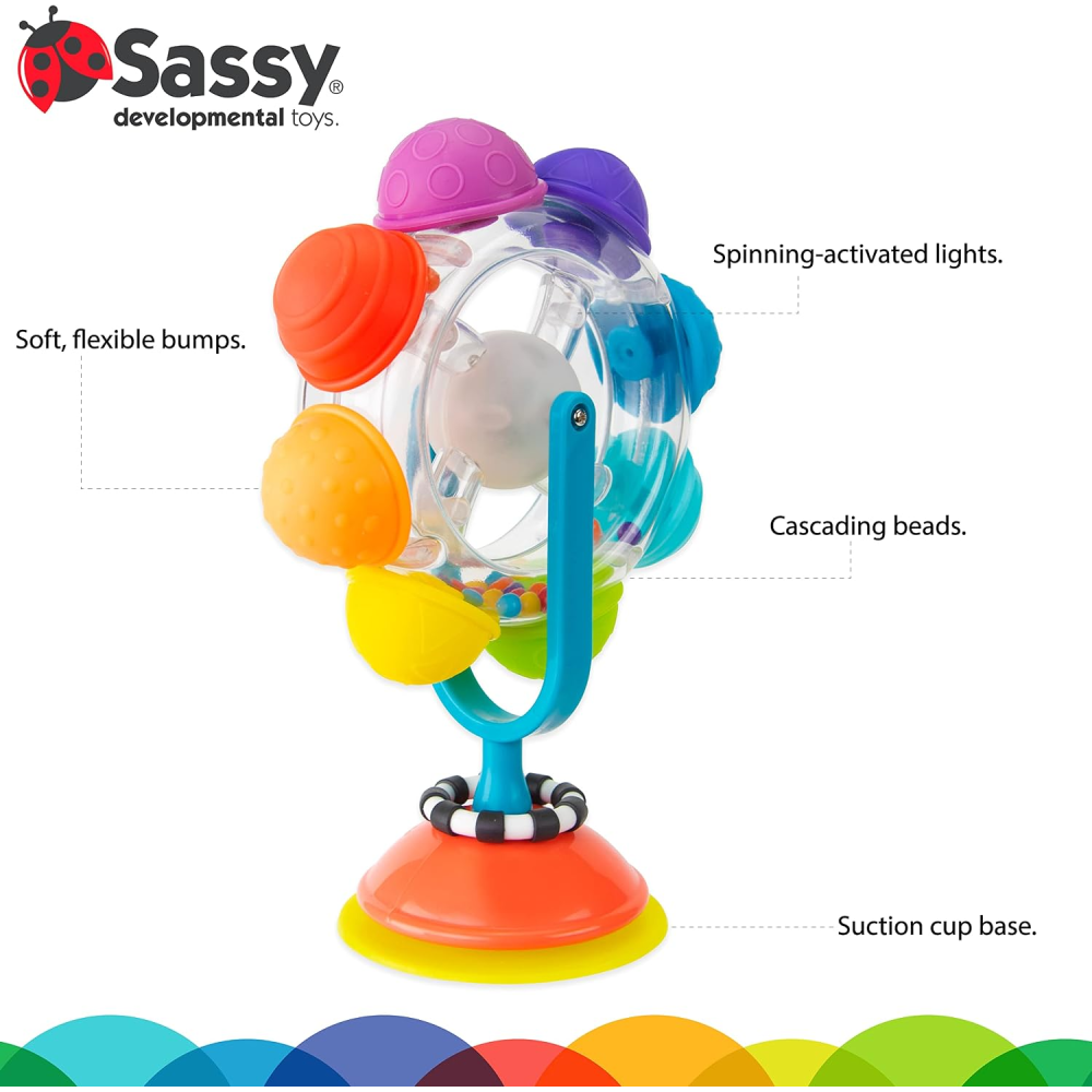 Sassy Baby Light Up Rainbow Reel