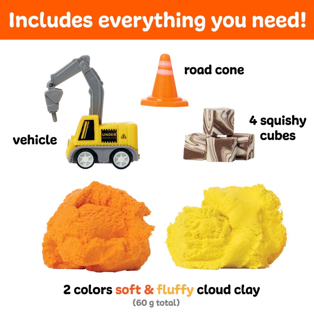Creativity Kids Sensory Mini Cloud Clay: Construction