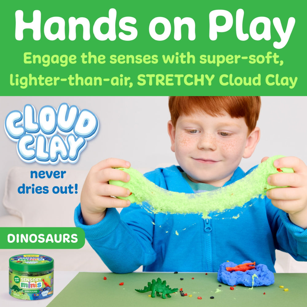 Creativity Kids Sensory Mini Cloud Clay: Dinosaur