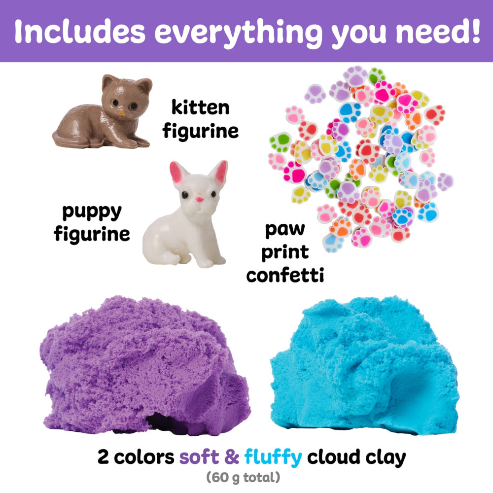 Creativity Kids Sensory Mini  Cloud Clay: Pets