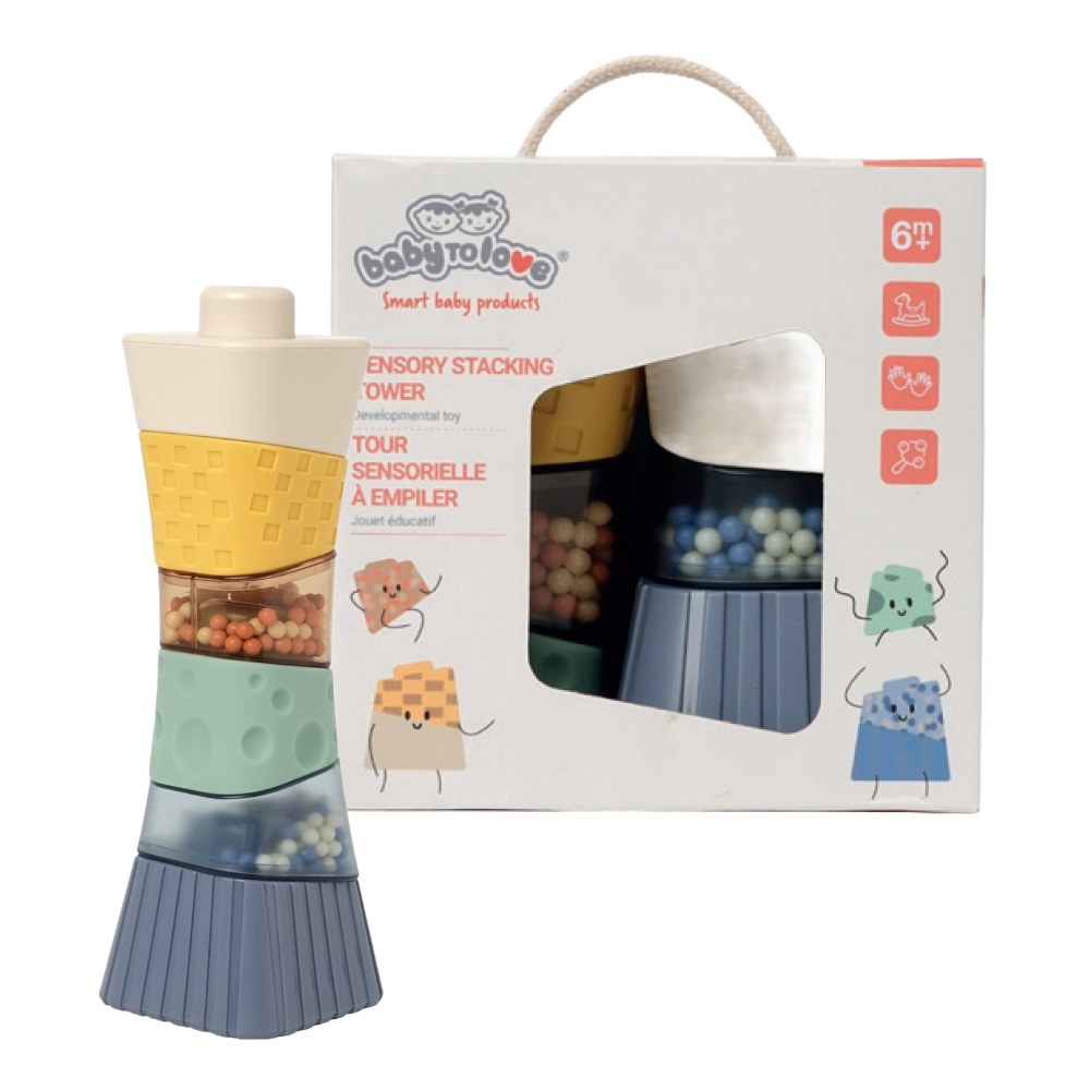 Sensory Stacking Tower | Activity Toy