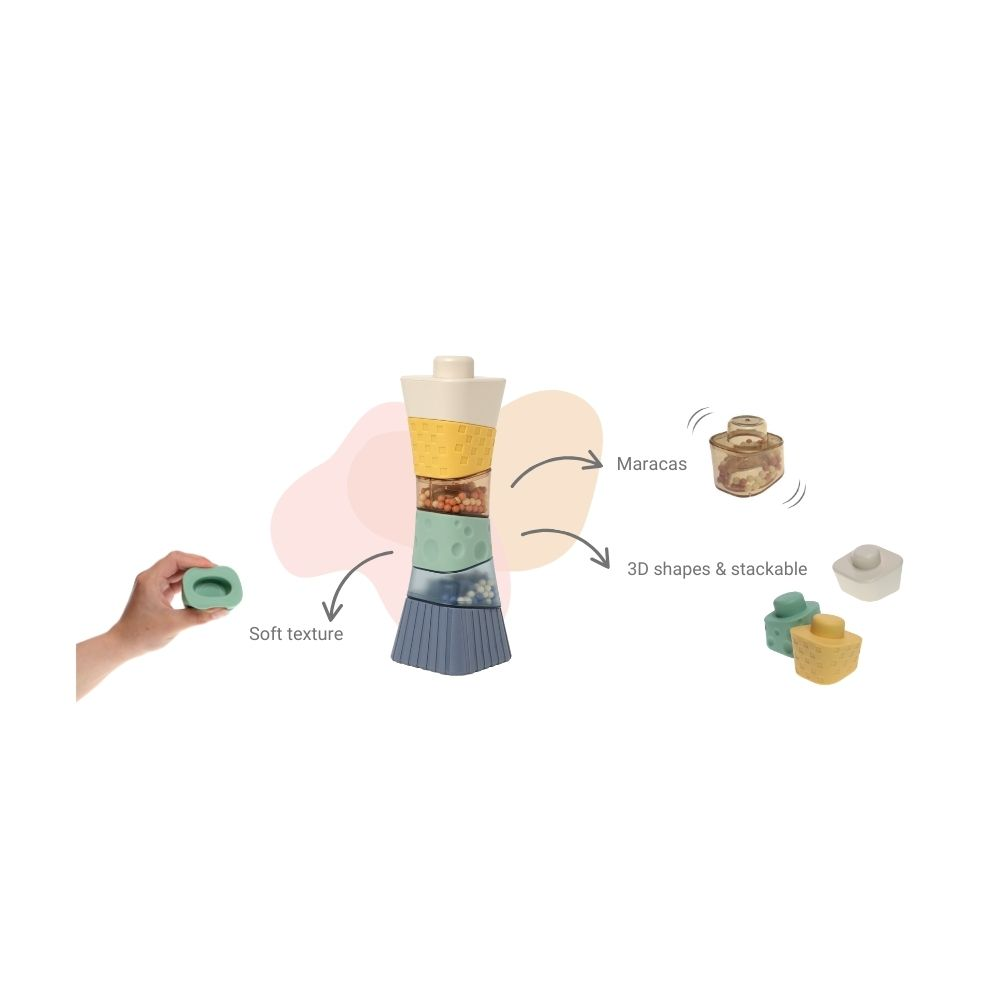 Sensory Stacking Tower | Activity Toy