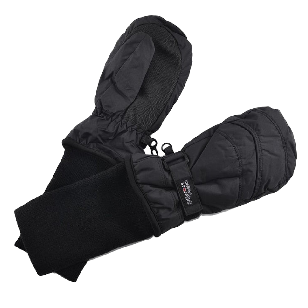 Snow Stoppers Mittens- Black