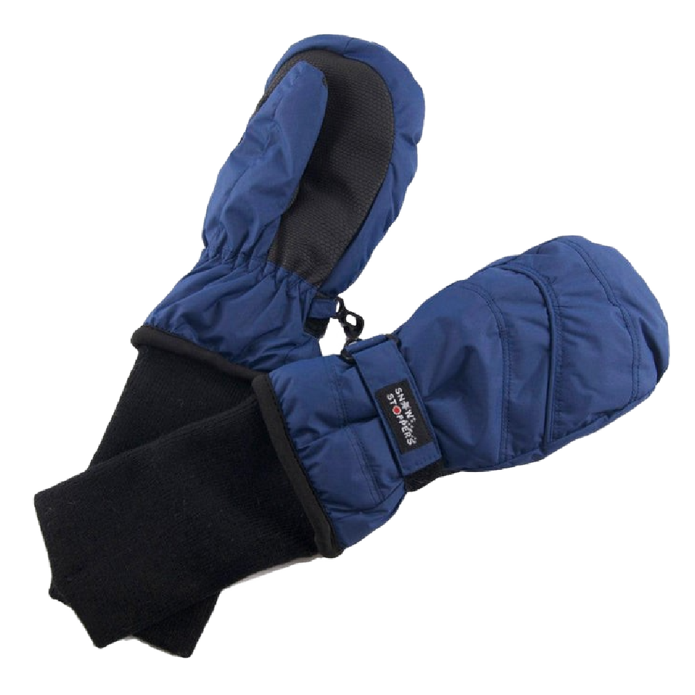 Snow Stoppers Mittens- Navy Blue