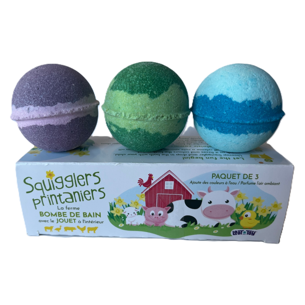 Loot Spring Squigglers Bath Bombs