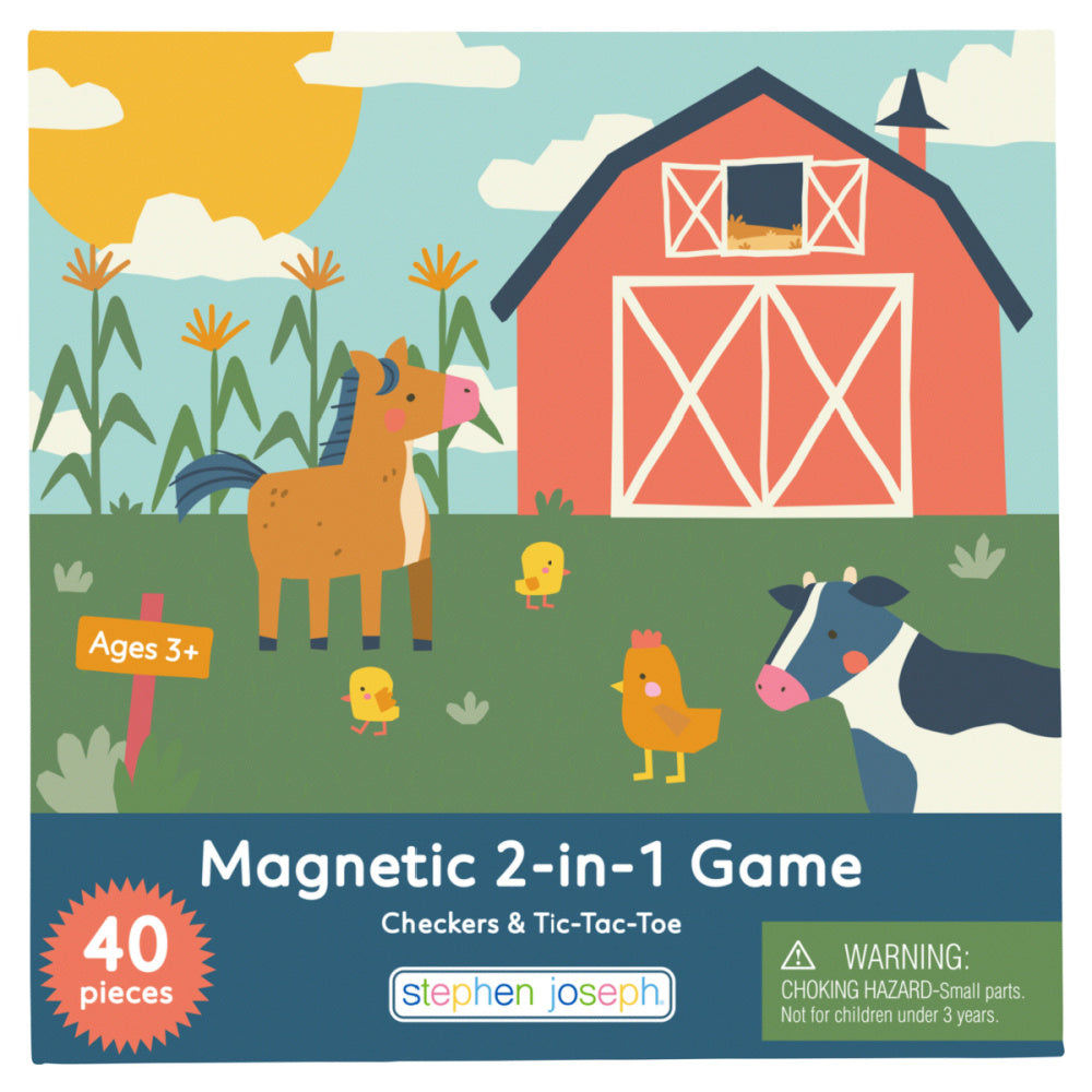 SJ Magnetic 2 in 1 Game - Farm