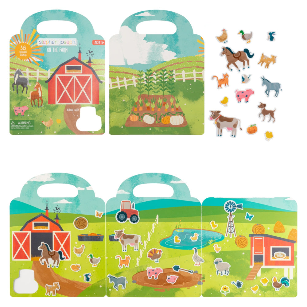 SJ Reusable Sticker  Book - Farm